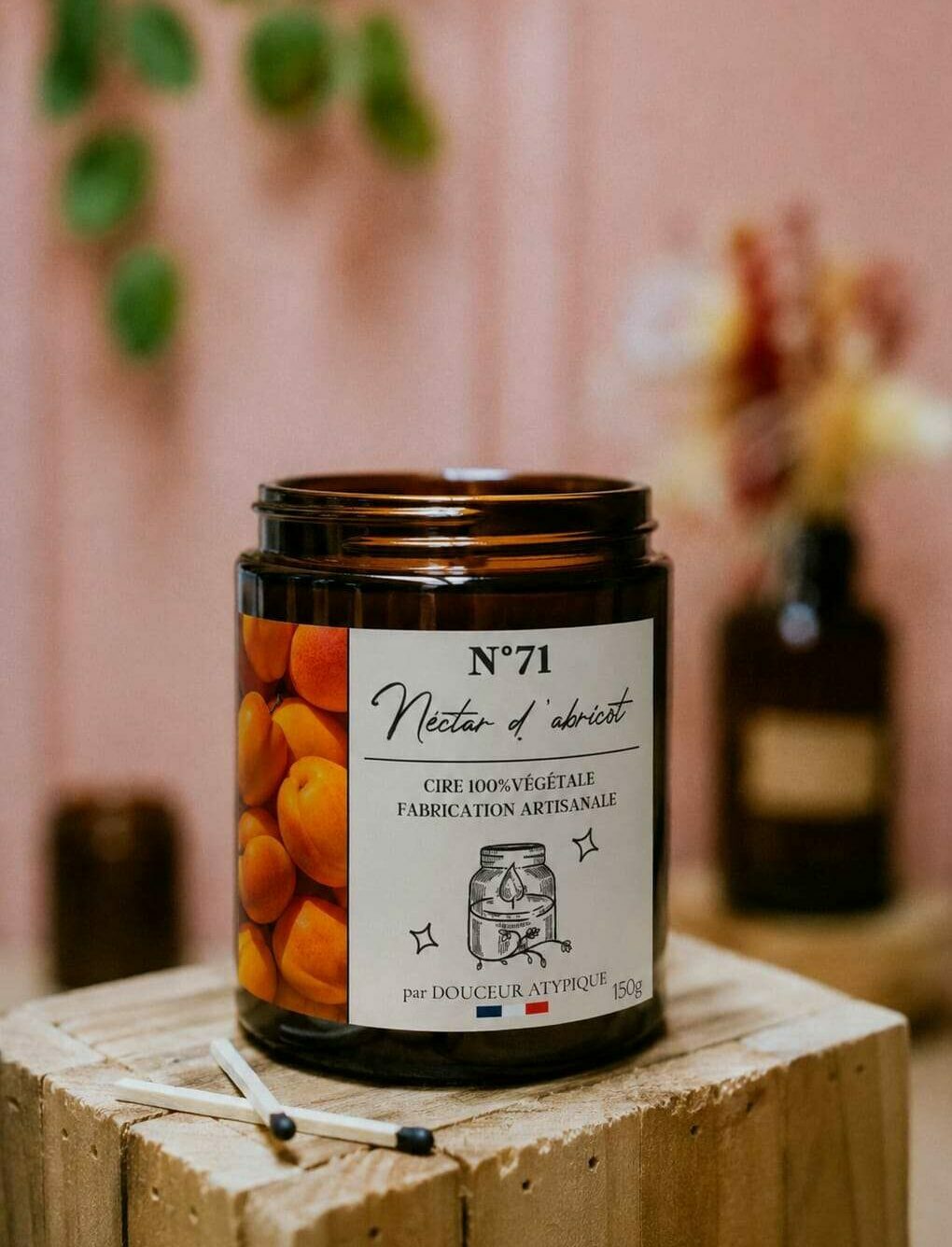 Bougie Nectar d'abricot